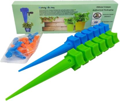 Kit Com 12 Gotejador Irrigador Acoplável Garrafa Pet Plantas Vaso Jardinagem Irrigação Por Gotejamento
